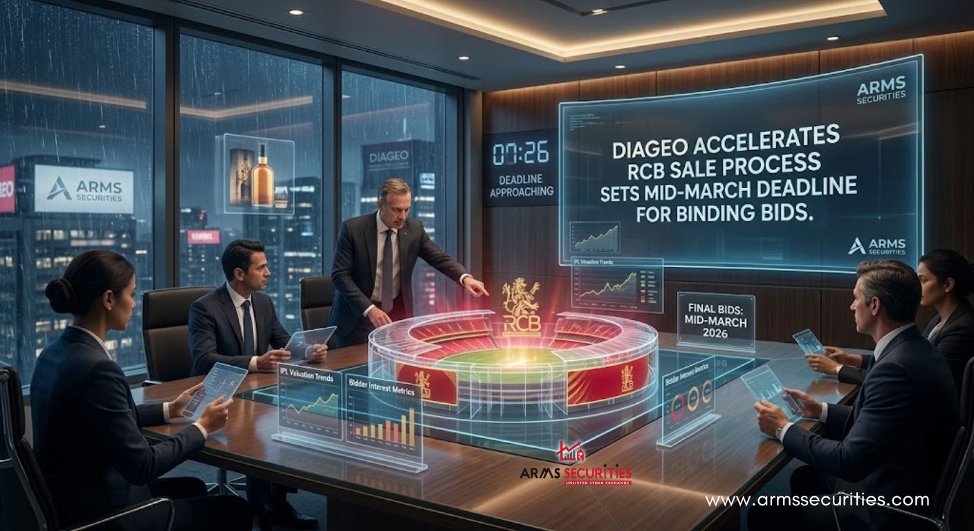 Diageo accelerates RCB sale process, sets mid March deadline for binding bids